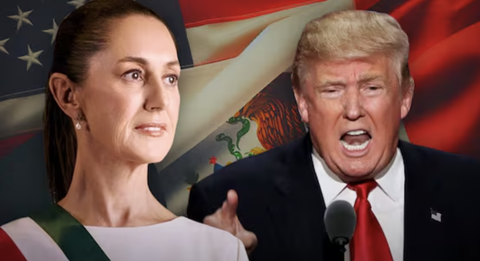 SHEINBAUM DICE A TRUMP QUE “NO ES CON AMENAZAS” COMO SE RESOLVERÀ LA MIGRACIÒN Y EL TRÀFICO DE DROGAS